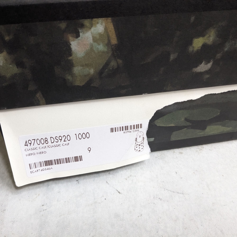 Gucci Horsebit Loafers Mules Men US 9.5 Black Gold Stars Bees Leather - Picture 16 of 16